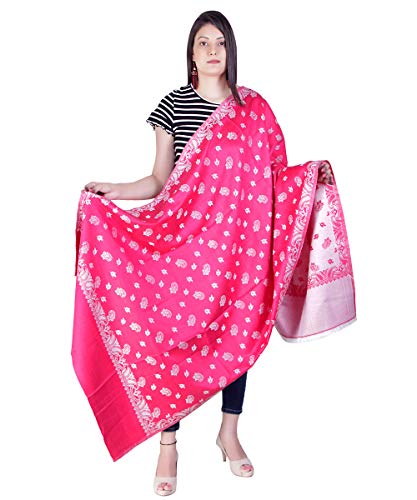 Winter Wear Acro Viscose (40X80 inches) Woven Design Shawl For Wo...
