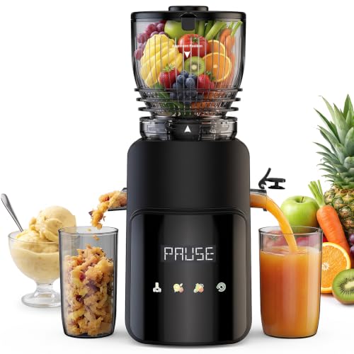 GVODE 2-in-1 Juicer Machines with 5.8″ Large Chute & Touch Controls