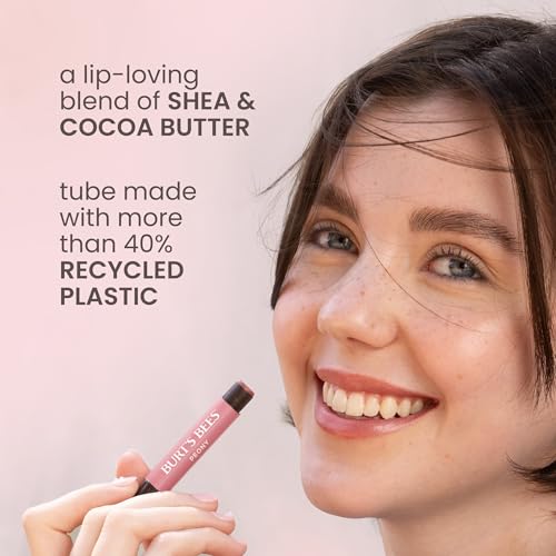 Burt's Bees Shimmer Lip Tint Set, Mothers Day Gifts, Tinted Lip Balm Stick, Moisturizing for All Day Hydration with Natural Origin Glowy Pigmented Finish & Buildable Color, Rhubarb (4-Pack) - image 7