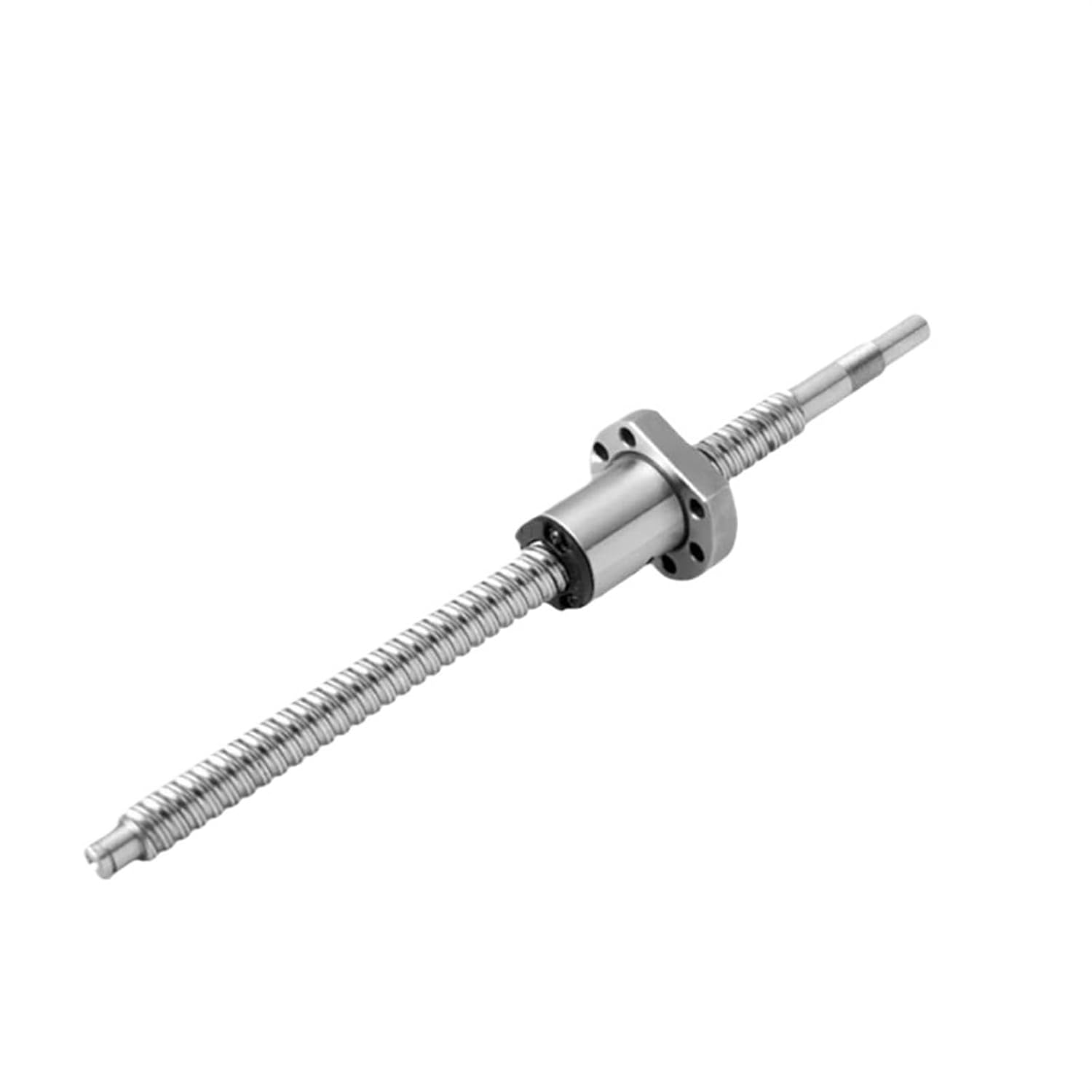 Ball Screw, Linear Guide Ball Screw SFS1210 Ball Screw with Ball Screw Silent Nut BKBF10 for Parts Processing(500mm)