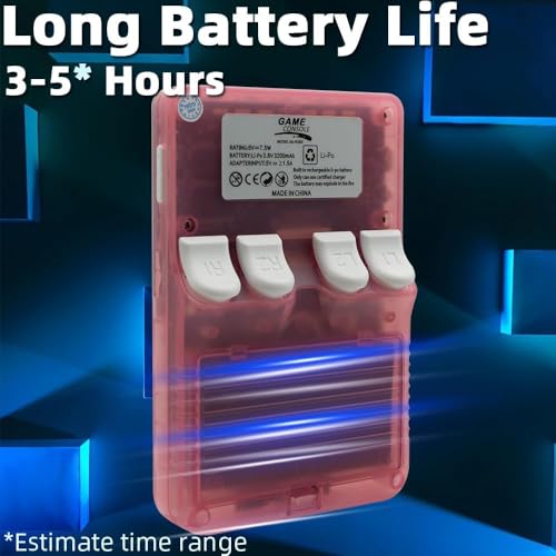 Image of R36S Retro Handheld Game Console With 64G 3.5 Inch IPS Screen Built-In 20000+ Classic Games Open Source Linux System Portable Pocket Video Player With 3200Mah Battery (Transparent Pink)