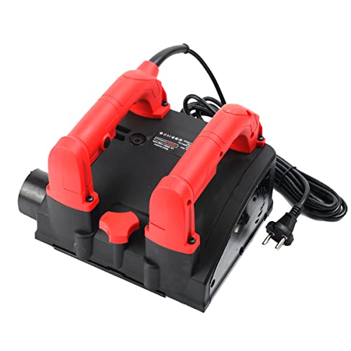 CDZHLTG Betonfräse 1200W Walzenfräse Sanierungsfräse Putzfräse Elektrischer Wandhobel Profi Betonschleifer Betonfräse Sanierungsfräse Schleifer Putzfräse Renovierungsfräse Mauerfräse 4000 U/min 1-4 mm