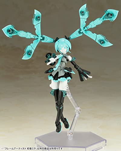 Image of Kotobukiya Hatsune Miku Frame Arms Figurine Plastic Model Kit 1 /100 Frame Music Girl Hatsune Miku 16 cm