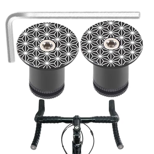 Protectores De Manillar para Bicicleta De Montaña - Tapones De Aleación De Aluminio para Manubrios De Bicicleta De Carretera,Accesorios para Ciclismo, Motocicleta, Deportes Y Fitness Urbano