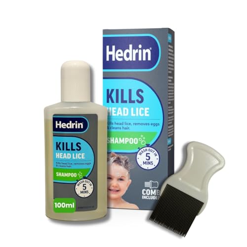 Hedrin Head Lice Shampoo & Comb Kit, 100ml