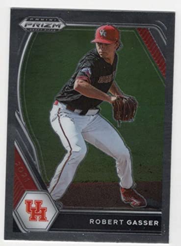 2021 Panini Prizm Draft Picks #71 Robert Gasser RC Rookie Houston Cougars Baseball Base Trading Card