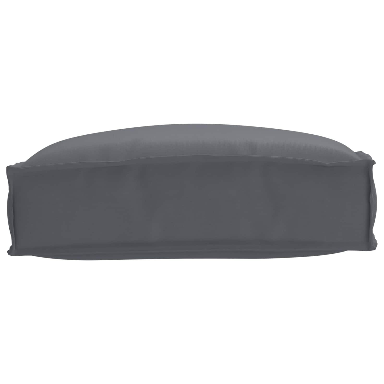 Kissen Anthrazit 50 x 50 x 12 cm Oxford Outdoor Gartenkissen | Stilvolles Quadratkissen aus robustem Oxford-Stoff für gemütliche Stunden auf Terrasse, Balkon oder im Wohnzimmer.