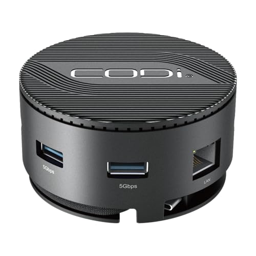 Station d'accueil USB-C double HDMI 4K CODi CentroM3 hub multiprise pour PC et MacBook