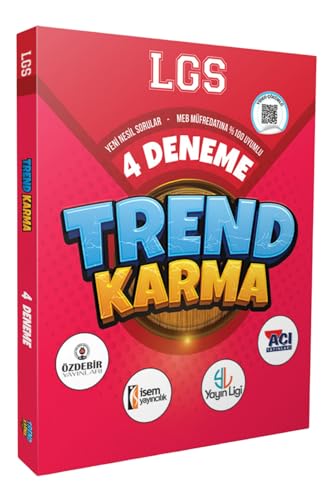 Trend Karma 2026 Model Lgs 4 Deneme Tamamı Çözümlü Fasikül Fasikül 99786259522753 Liderler Karması