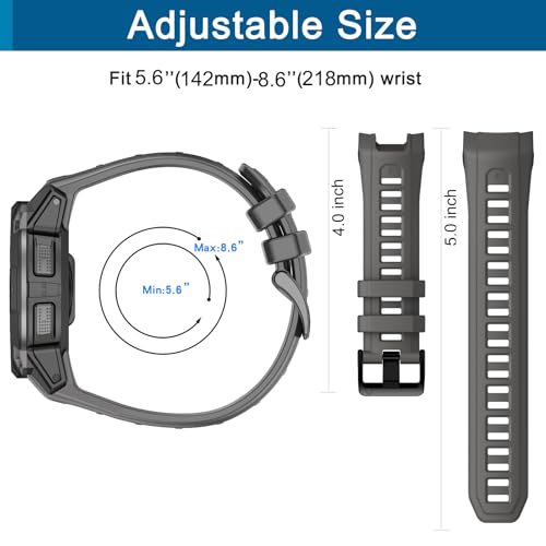 Correa de silicona para Garmin Instinct 3 45mm miniatura 5