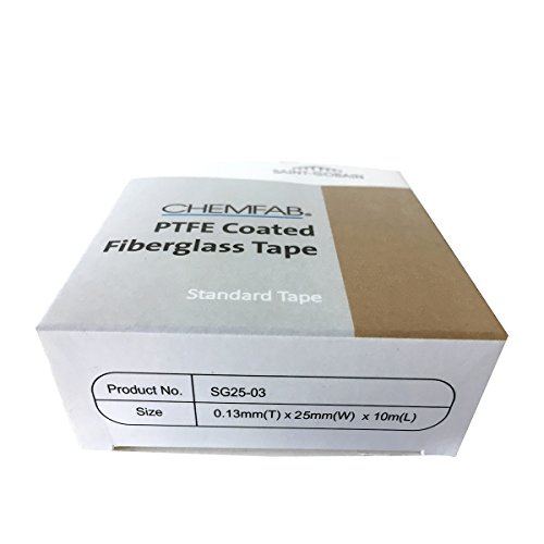Image of PTFE Fabric Tape | PTFE Vacuum Machine Sealing Tape with Adhesive Made by Saint Gobain SG25 03 Pack of 2