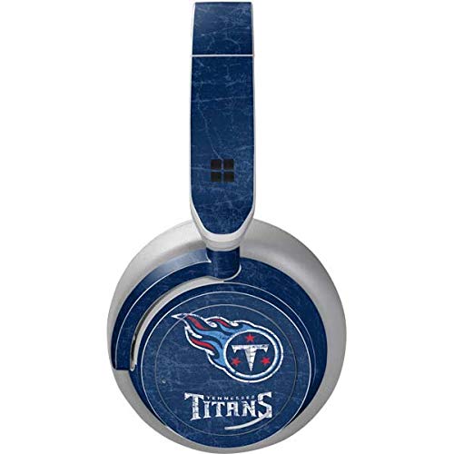 Skinit Decal Audio Skin Compatible with Surface Headphones - Officially Licensed NFL Tennessee Titans Distressed Design