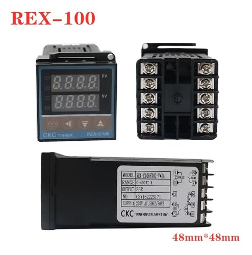 Régulateur de température REX-C100 évite les surchauffes, thermostat PID 240V stable - 3