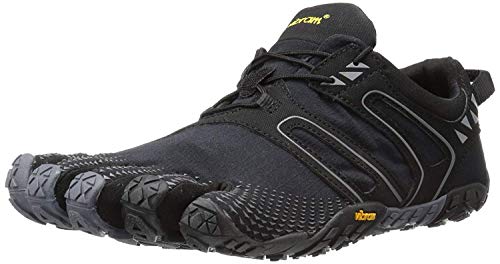 Vibram Men's V Trail Runner, Black/Grey, 8.5-9 M US / 41 EU
