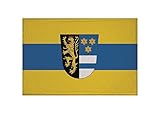  U24 Aufnäher Landkreis Neustadt an der Waldnaab Fahne Flagge Aufbügler Patch 9 x 6 cm