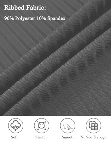 EXARUS Girls Bodycon Maxi Dress Teen Spaghetti Strap Slip/Sleeveless/Short Sleeve/Long Sleeve Pencil Casual Long Dresses4