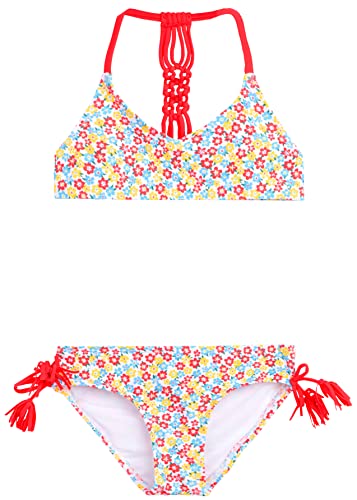 Image of Kanu Surf Girls' Willow V-Neck Bikini Beach Sport 2-Piece Swimsuits