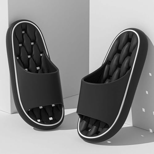 Women's Quick-Dry Shower Slides, Lightweight EVA Bath Slippers Comfortable Indoor Outdoor Use Slippers for Women Men3