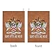Coat of Arms of Saint Kitts And Nevis Flag Emblem Leather Journal for Men Women 100 Pages A5 Ruled Notebook Lined Notepad for Drawing Writing Note Taking Travel Diary for Work School Teachers Students