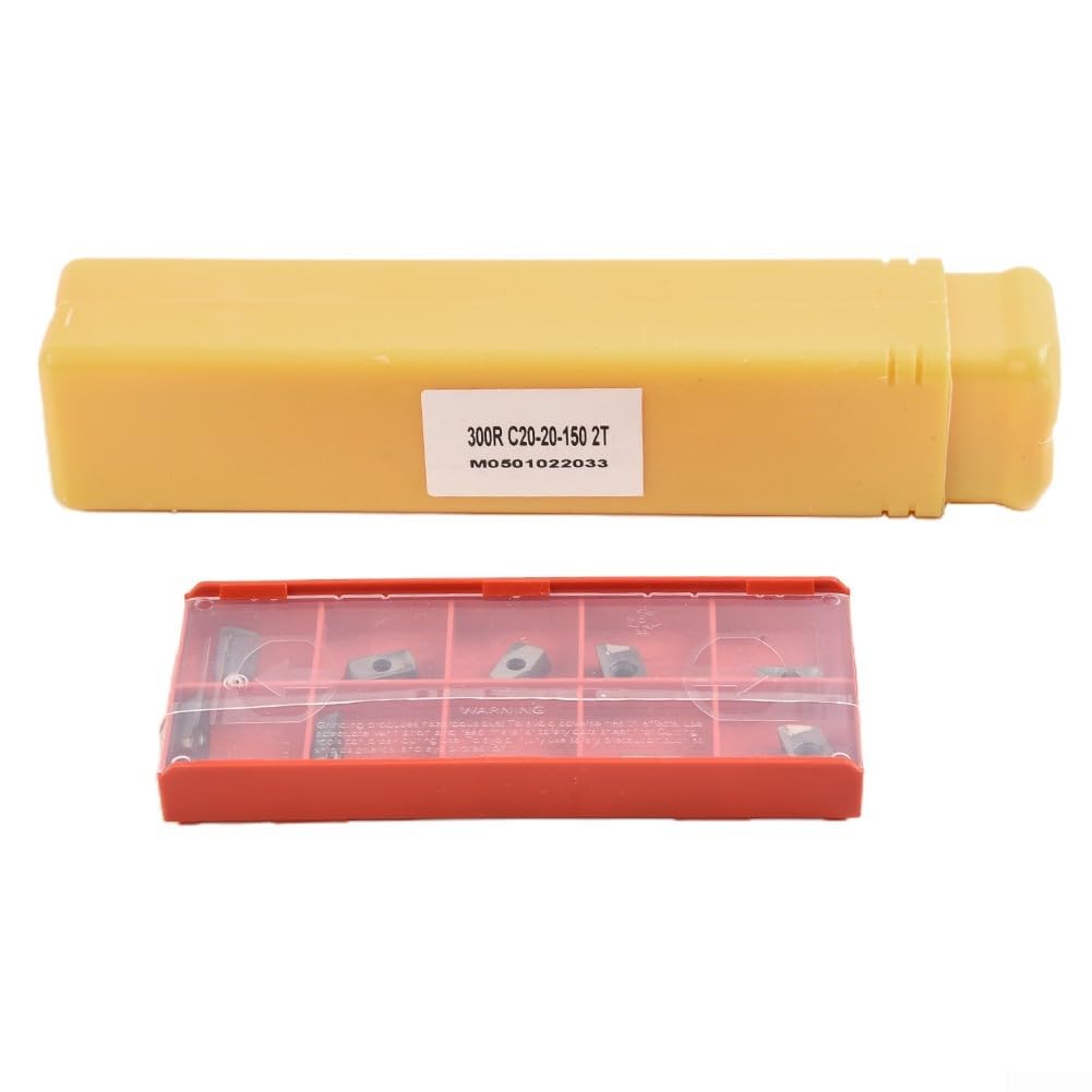 Lot de 10 fraises à tête indexables précises et efficaces - 150 mm x 20 mm - APMT1135 - Carbure r, résultats parfaits