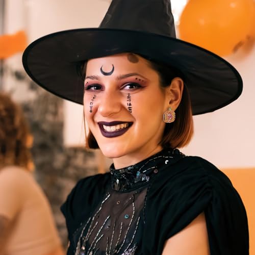 Halloween Earrings For Women Pumpkin Earrings Gold Skeleton Earrings Ghost Halloween Dangle Drop Earrings Bat Earrings Ghost Tassel Earrings Fashion Jewelry3