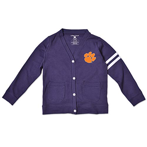 Clemson Tigers Toddler Kids Varsity Cardigan Sweater