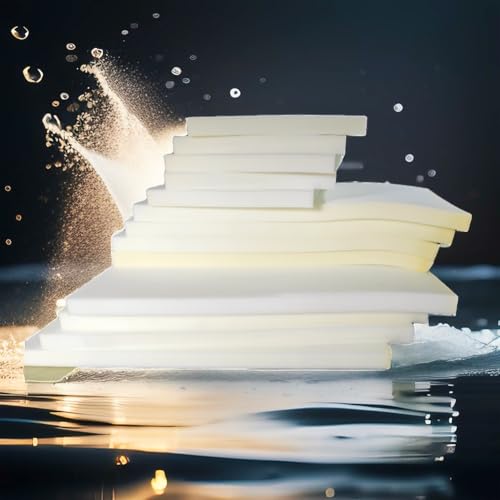 MUMUXIAO Spugna assorbente in schiuma super assorbente per addestramento a pipì per cuccioli di animali domestici, pulizia della casa e lavaggio auto, spugna assorbitore di olio per piscina (8 cm di