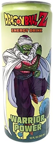 Boston AmericaThemed Energy Drink in 12 ounce Cans (Dragon Ball Z Piccolo Warrior Energy, 6 Cans)