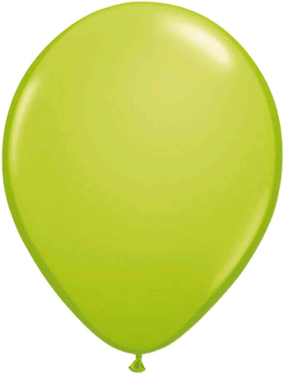 Folat - Apple Green Color Latex Balloons - 12In / 30cm - 100 pieces, Costumes