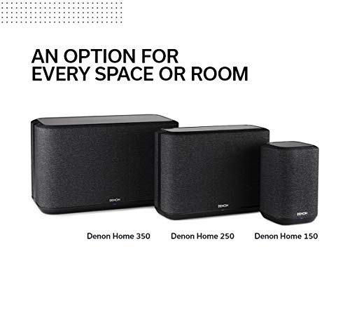 Denon Home 250 Wireless Speaker, Heos And Alexa Built-In, Airplay 2, And Bluetooth, Compact Design, Black #TOP7