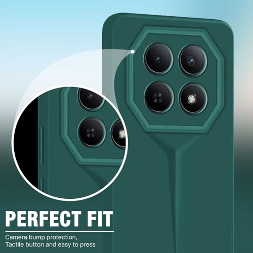 Image of WOW IMAGINE Back Cover for Mi Redmi Note 15 5G 2025 | Poco M8 5G | Blade Series Ultra Thin Case with Lightweight Design | Camera Protection | Soft Matte Silicone Flexible Mobile Case - Green