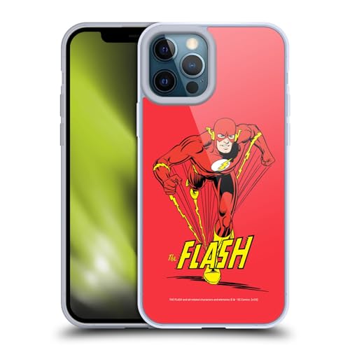 Head Case Designs Officially Licensed The Flash DC Comics Speedster Vintage Soft Gel Case Compatible with Apple iPhone 12 Pro Max