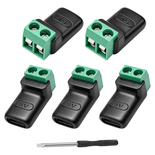 Module USB C femelle vers 2 broches 5V 3A OTG pour charge alimentation et transfert de données