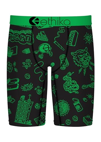 Ethika Mens MID Boxer Brief | The Wall