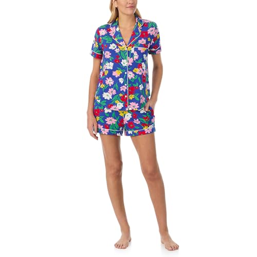 Image of kate spade new york Short Sleeve Knit Shorty Pj Set