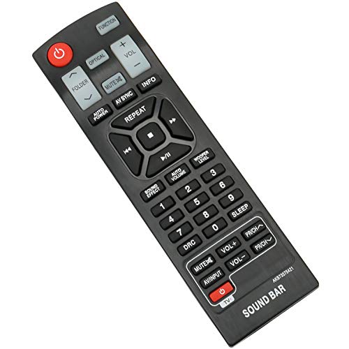Image of New AKB73575421 Replaced Remote fit for LG Soundbar NB4530B NB3532A NB3530A NB3531A NB3520A2 NB3520ANB NB3530ANB NB4532B NB4530B NB4530A NB4540 NB4542 NB4543 NB5540A NBN36