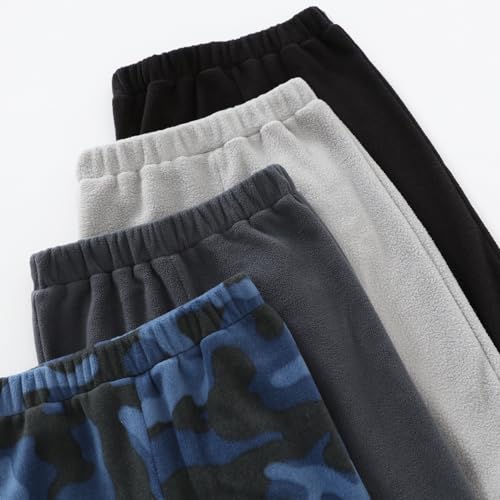 Image of Toddler Boys Warm Fleece Lined Microfleece Pants, 2-6 Years