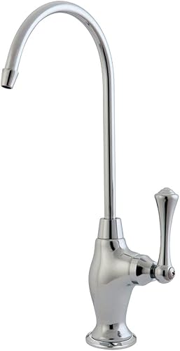 Vista 8 de Kingston Brass Gourmetier KS3195AL Grifo de agua mango simple para filtración, Latón / Latón antiguo, KS3195BL