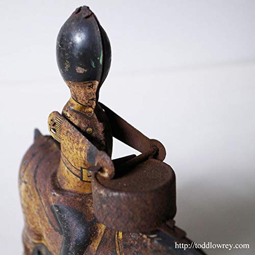 希少‼️ イギリス製「Mobo Toys」のブリキ馬（乗用玩具）