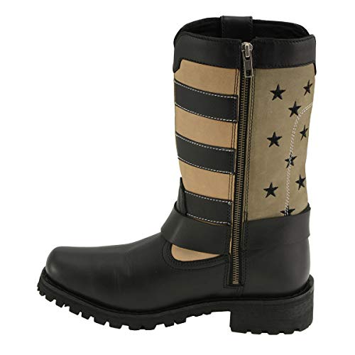Image of Milwaukee Leather Women's Premium Leather Motorcycle Harness Boots Collection MBL - 11