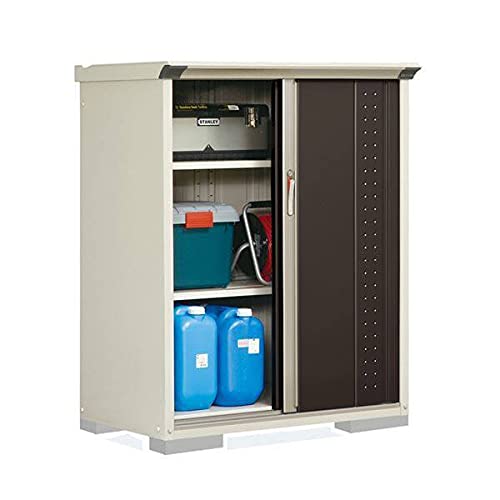 【受注生産品】タクボ物置 GP/グランプレステージ ジャンプ GP-116CT たて置きタイプ(ネット棚) 『屋外用 小型物置 DIY向け 収納庫』 ムーンホワイト