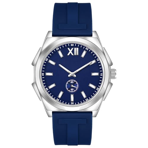 Image of styledose Men's Watch Analog Quartz with Chronograph & Silicone Strap -Casual & Formal Wrist Watch for Men