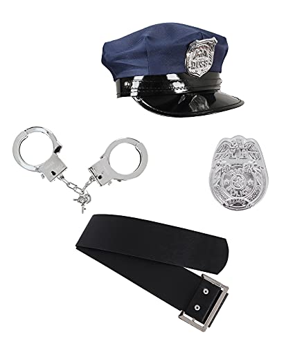 Eledobby Ragazze Poliziotto Vestito con Cappello 5...