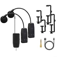 WIRELESS FREEDOM: 2.4G transmission eliminates cables for seamless violin or cello performance without tangling AUTO PAIRING: Transmitter and receiver connect instantly within seconds for hassle-free setup before every show EXTENDED RANGE: Robust 164...