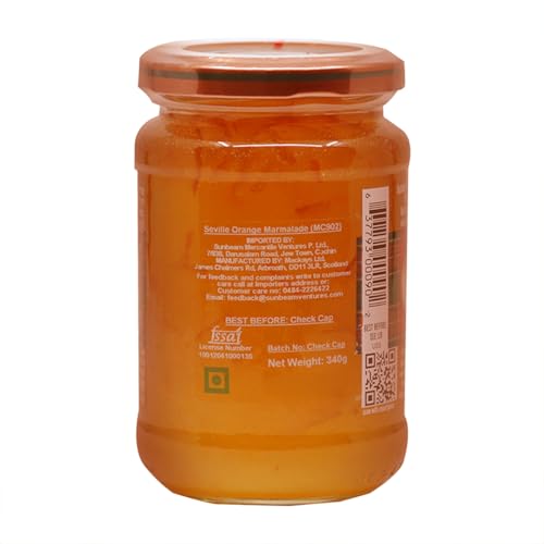 Image of Mackays Seville Orange Marmalade 340g | Made with Real Seville Oranges | Traditional Copper Pan Cooked | Vegan | Imported from Scotland