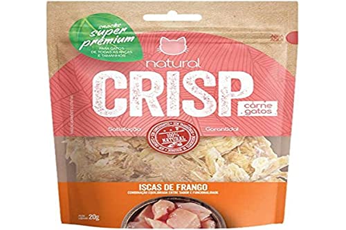 NATURAL CRISP Snack Desidratado Natural Crisp Gato Iscas De Frango 20G