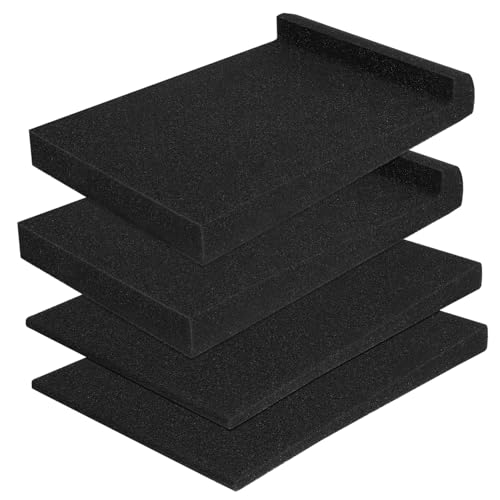 TOYANDONA 2 piezas Almohadillas de Espuma Acústica para Aislamiento de Altavoces, Paneles Acústicos Ligeros para Estudio en Casa Ktv, Fácil de Instalar, Reducción de Ruido