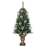 ❄️【Blickfang & Auserlesene Dekoration】 Es besteht kein Zweifel, dass ein schöner und bunter Weihnachtsbaum eine bezaubernde Dekoration überall sein kann. Sie können ihn überall dort platzieren, wo Sie etwas Weihnachtsatmosphäre schaffen wollen, wie Zuhause, in Geschäften oder an anderen kommerziellen Orten. Unser Weihnachtsbaum kann eine starke Feststimmung für Sie schaffen und ebenfalls Kunden in Ihr Geschäft bringen.