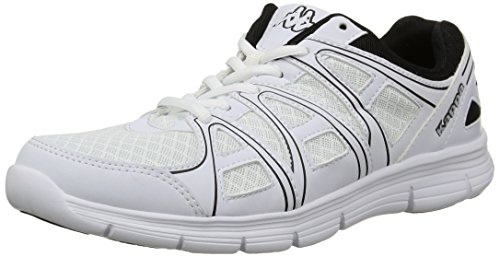 Kappa Homme Ulaker Multisport Outdoor, Blanc (White/Black), 42