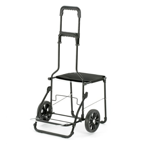 Andersen Shopper Komfort mit Sitz und 45 Liter Tasche Henni schwarz – Bild 6